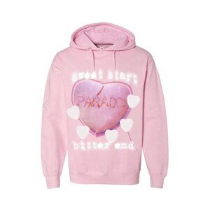 Paradox Lab Pink Candy Hearts Sweet Start Bitter End Lightning Arc Logo USA XS
